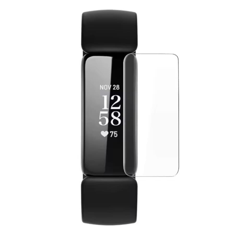 Six hydrogel screen protectors for Fitbit Inspire 2, designed to fit the watch screen and protect against scratches.