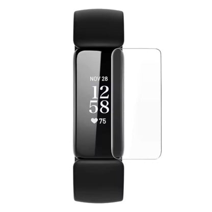 Six hydrogel screen protectors for Fitbit Inspire 2, designed to fit the watch screen and protect against scratches.