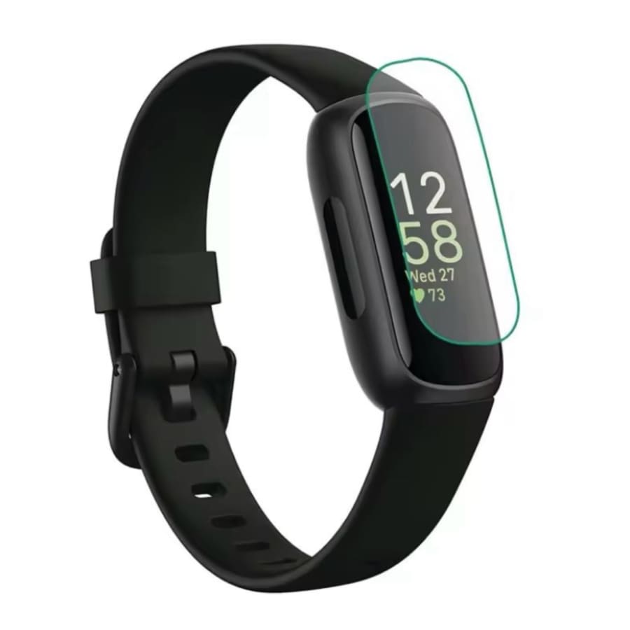 Fitbit Inspire 3 screen protector by That Watch Shop, clear watch screen guard for Fitbit Inspire 3 smartwatch.