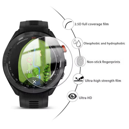 Hydrogel screen protectors for Garmin Approach S70 42mm watch, pack of 6, transparent watch screen protector from That Watch Shop