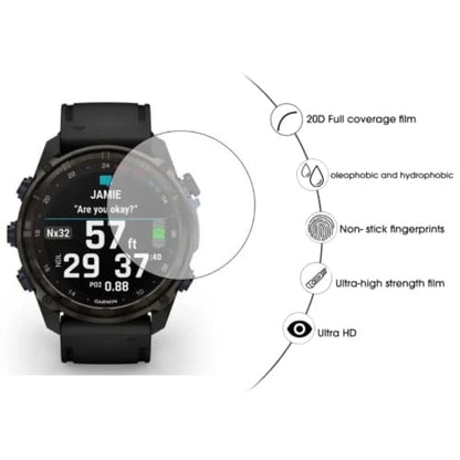 Garmin Descent Mk3i watch screen protector, 51mm size, for Garmin dive watch, providing protection and clear display.