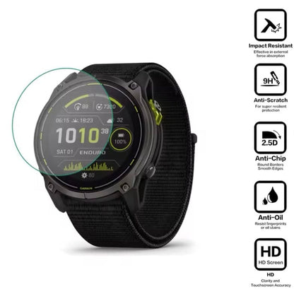 Garmin Enduro 3 watch screen protector by That Watch Shop, clear protective film covering the watch face.