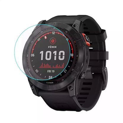 Pack of 2 Garmin Fenix 6X/6X Pro watch screen protectors by That Watch Shop, clear and durable protection for your smartwatch.