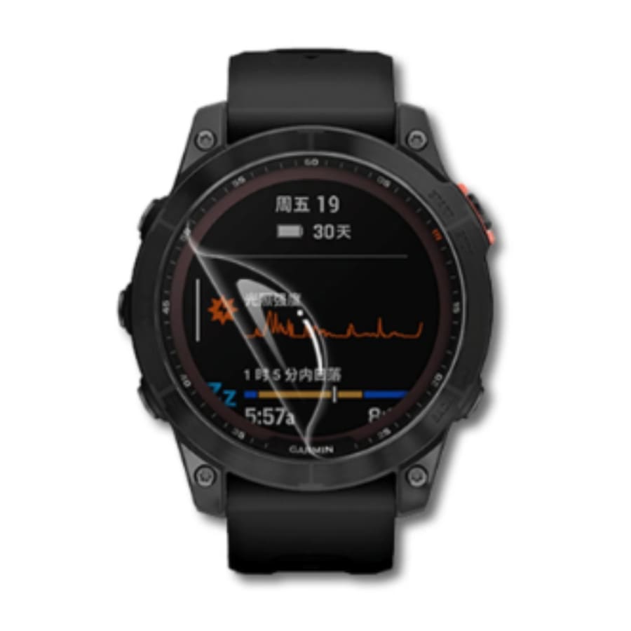 Hydrogel screen protectors for Garmin Fenix 8 47mm Series watch, pack of 6, providing durable protection for Garmin fitness watch screens.