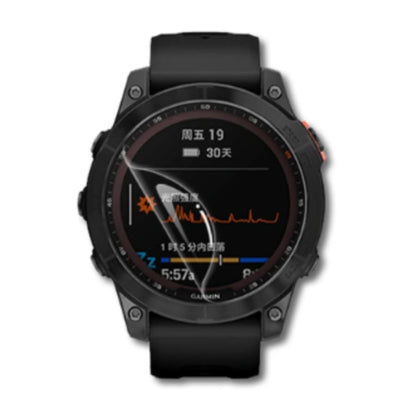 Hydrogel screen protectors for Garmin Fenix 8 47mm Series watch, pack of 6, providing durable protection for Garmin fitness watch screens.