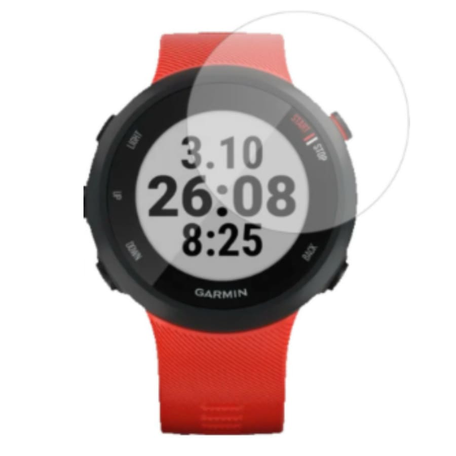 Hydrogel screen protectors for Garmin Forerunner 45 39mm, pack of 6, designed to protect the watch screen from scratches and impacts.