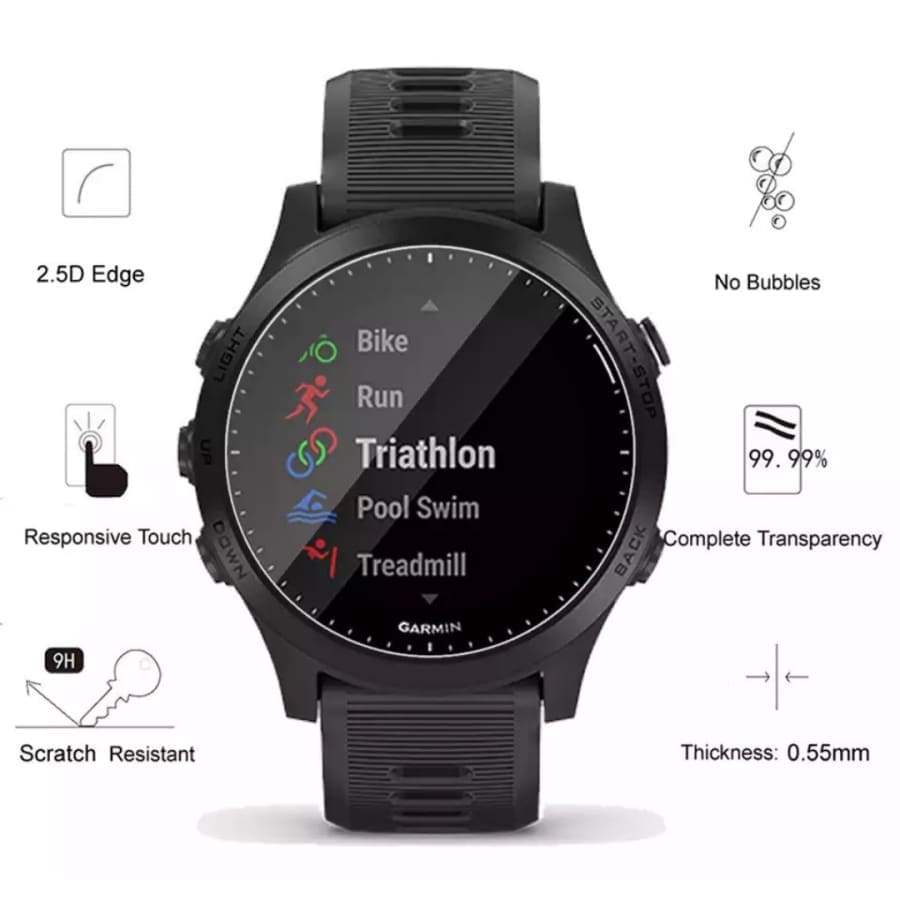Hydrogel screen protectors for Garmin Forerunner 45 39mm, pack of 6, designed to protect the watch display from scratches.