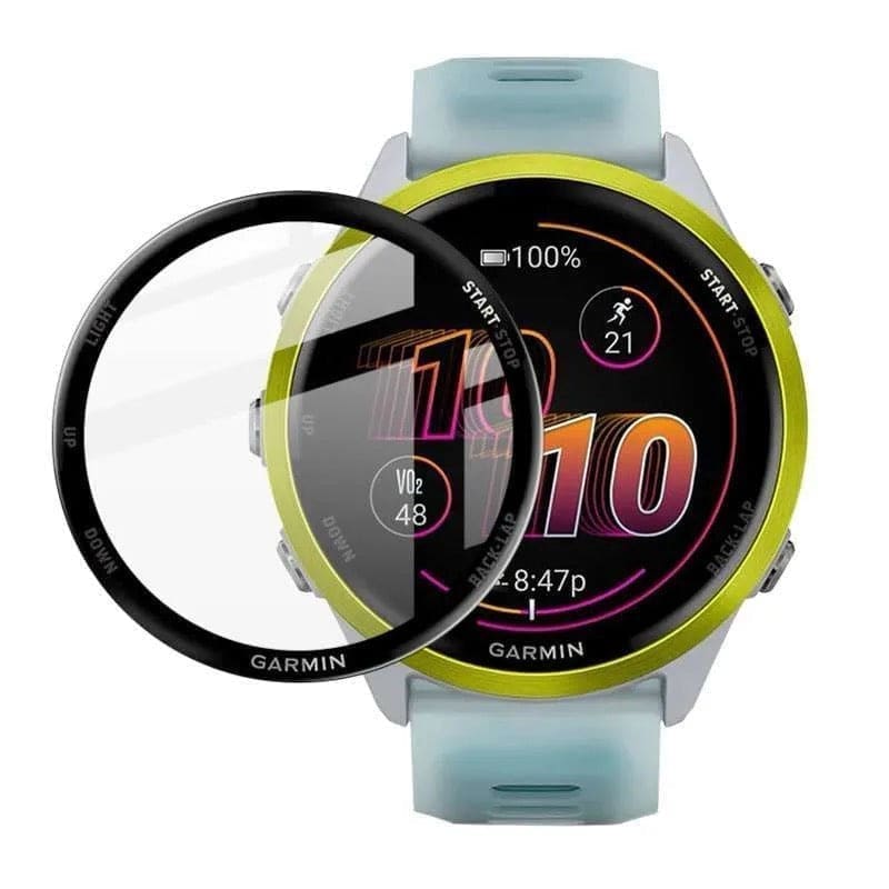 Garmin Forerunner 570 42mm watch screen protector by That Watch Shop, clear protective film for smartwatch display.