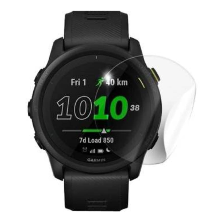 Six hydrogel screen protectors for Garmin Forerunner 745 watch, offering durable protection and clarity for your smartwatch.
