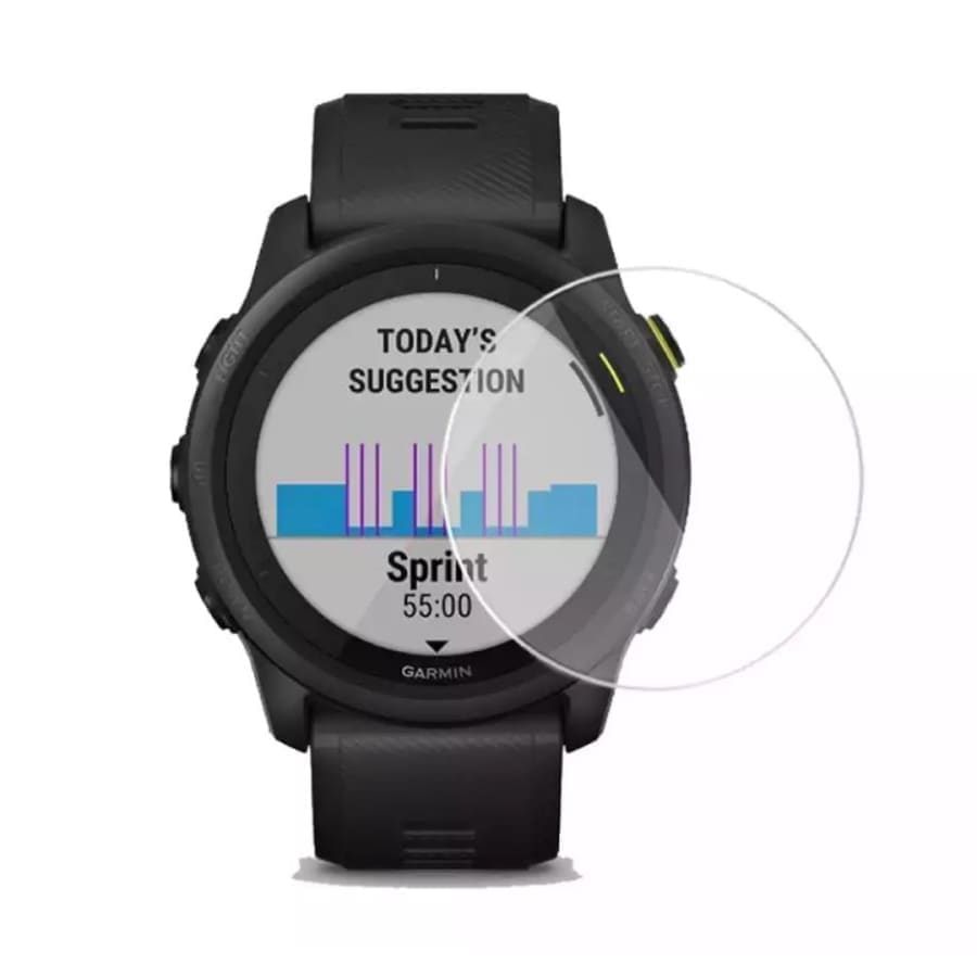 Hydrogel screen protectors for Garmin Forerunner 745, pack of 6, offering durable watch screen protection.