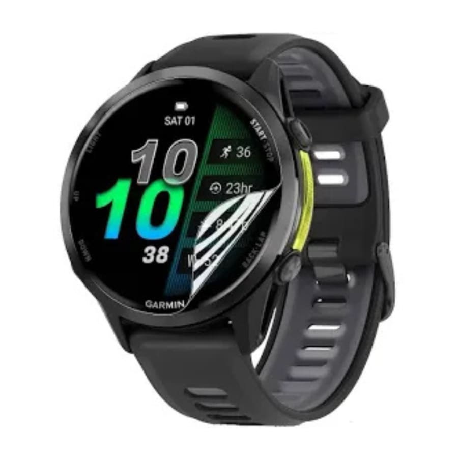 Hydrogel screen protectors for Garmin Forerunner 970 watch, pack of 6, providing durable and clear protection for the smartwatch screen.
