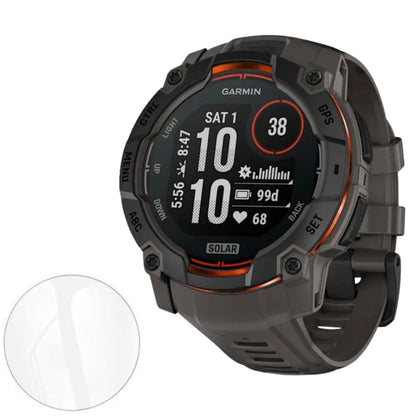 Hydrogel screen protectors for Garmin Instinct 3 45mm watch, pack of 6, featuring durable, clear protection for smartwatch screens.