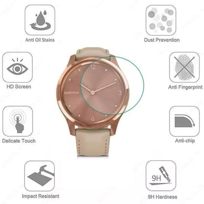 Garmin Vivomove Style watch screen protector from That Watch Shop, clear protective film for watch display.