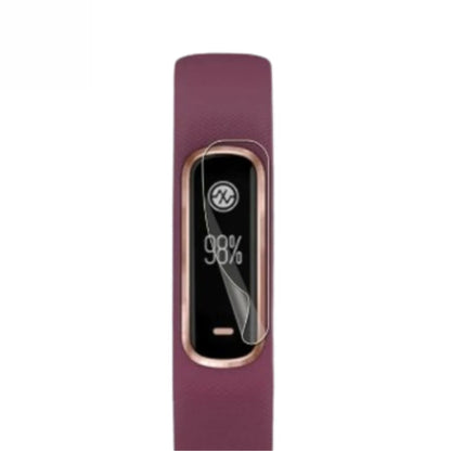 Set of six hydrogel screen protectors for Garmin Vivosmart 4 smartwatch, offering durable protection for the device screen.