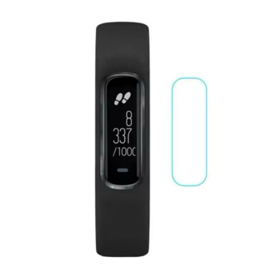 Hydrogel screen protectors for Garmin Vivosmart 4 smart watch, pack of 6, providing clear, protective coverage for the device display.