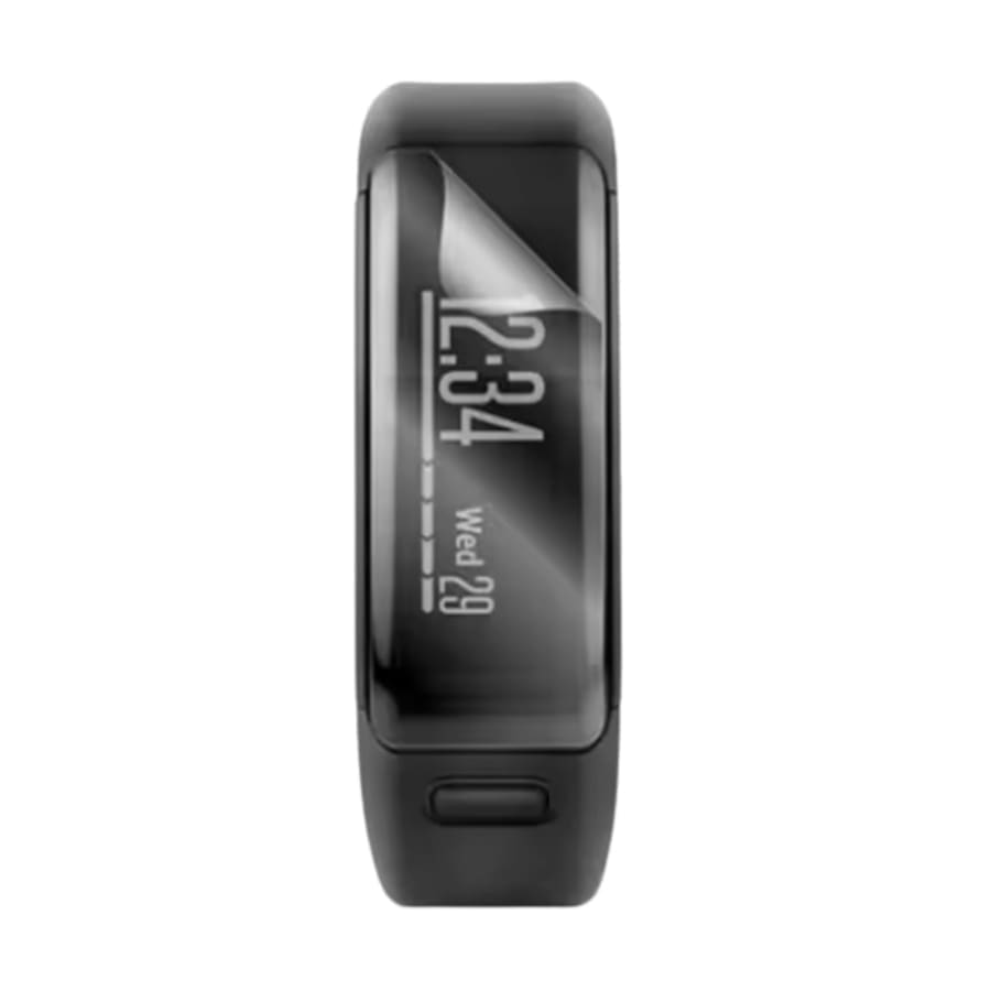 Hydrogel screen protectors for Garmin Vivosmart HR watch, pack of 6, clear protectors with precise cutouts for screen safety.
