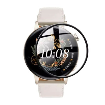 Huawei GT3 Pro 43mm watch screen protector from That Watch Shop, clear protective film on smartwatch display.