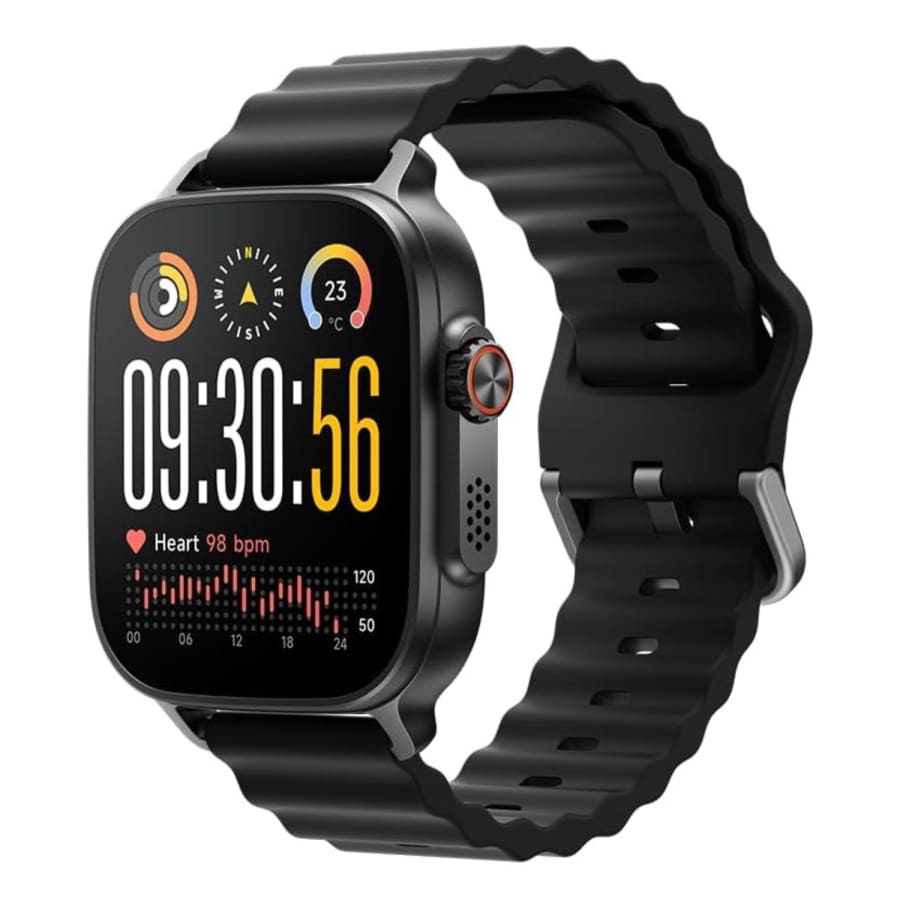 Hydrogel screen protector for Realme Watch 5, pack of 6, showing clear flexible film covering the watch display.
