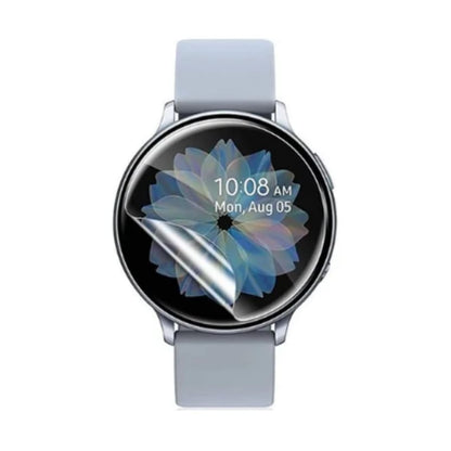 Hydrogel screen protectors for Samsung Galaxy Watch Active 2 40mm, pack of 6, providing durable protection for smartwatch screens.