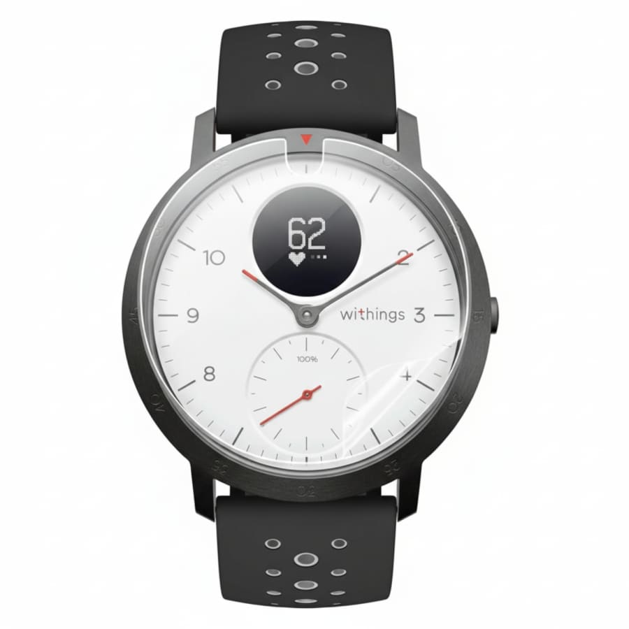 Hydrogel screen protector for Withings Steel HR Sport watch, pack of 6, protective film for watch screen.