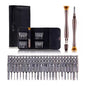 Set of 25 mini precision screwdrivers for watch repair, featuring small, detailed watch tools from That Watch Shop.