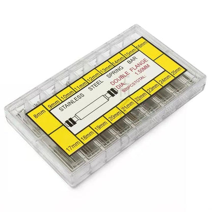 Watch strap springs for watch tools, used to secure watch bands and replace springs in watch straps.