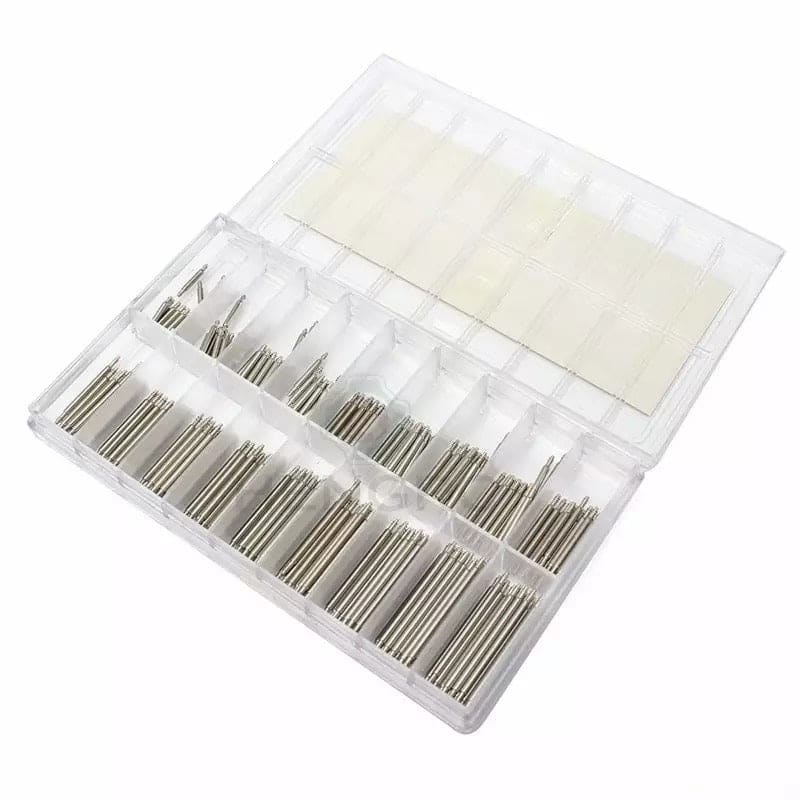 Watch strap springs for watch tools, used to secure and replace watch bands, shown with small metal springs in the image.