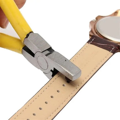 Leather hole punch tool for watch straps and belts, designed for precise hole punching, by That Watch Shop watch tools.