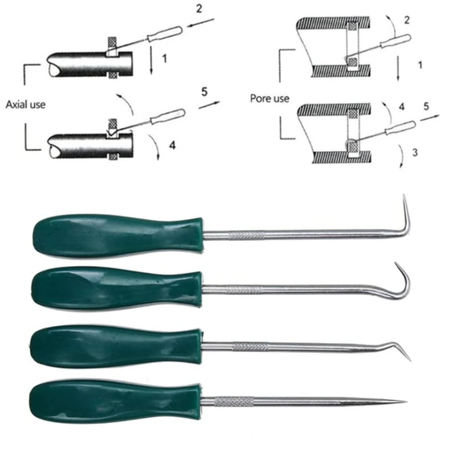 That Watch Shop O-ring removal ice pick set with watch tools for precise watch band and gasket removal.