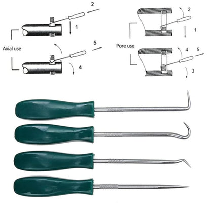 That Watch Shop O-ring removal ice pick set with watch tools for precise watch band and gasket removal.