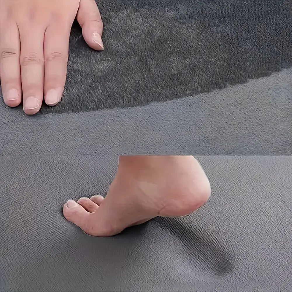 Thick Absorbent Bathroom Mat – Non-Slip Solid Colour Floor & Door Mat (5 colours available) Habicare