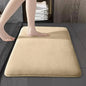 Thick Absorbent Bathroom Mat – Non-Slip Solid Colour Floor & Door Mat (5 colours available) Habicare