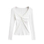 Twisted Allure French Crop Top