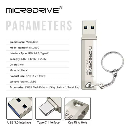 Type C Flash Drive - 64GB 9eight5