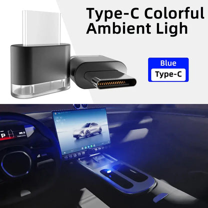 Type-C LED Car Interior Ambient Light (7 colours available) Habicare