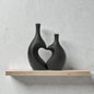 Frankly Cotton Heart Unity Ceramic Vase Pair Nest & Stem Homewares