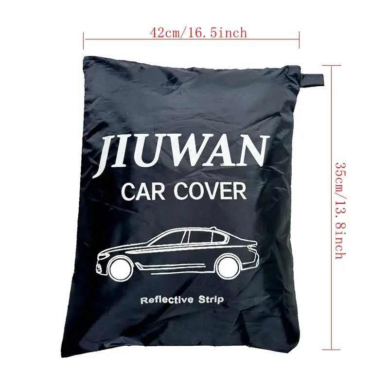 Universal Black Car Cover with Reflective Strips (different sizes available) Habicare