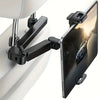 Universal Car Headrest Tablet & Phone Holder Mount (Black & Red)