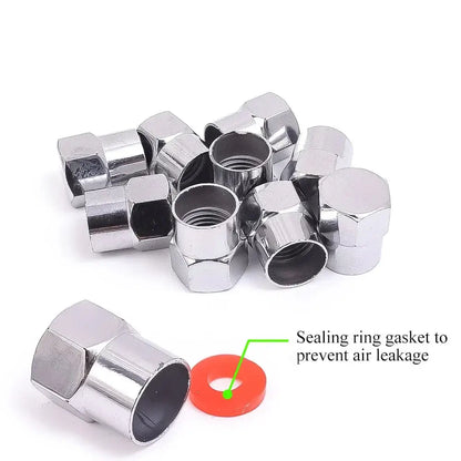 Universal Car Tire Valve Stem Caps (1–50pcs) Habicare