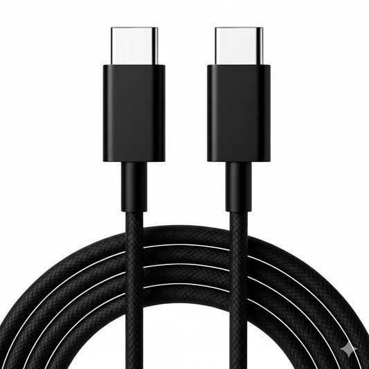 USB-C to USB-C Charger Cable for OnePlus Phones (Black) 1m 9eight5