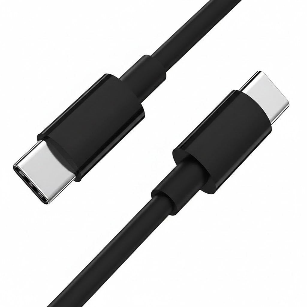 USB-C to USB-C Charger Cable for TCL Phones (Black) 1m 9eight5