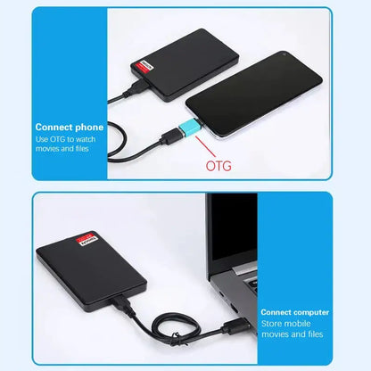USB 3.0 External Hard Drive HDD for PC, Mac, Xbox & PS4 (80GB to 2TB) (5 colours available) Habicare