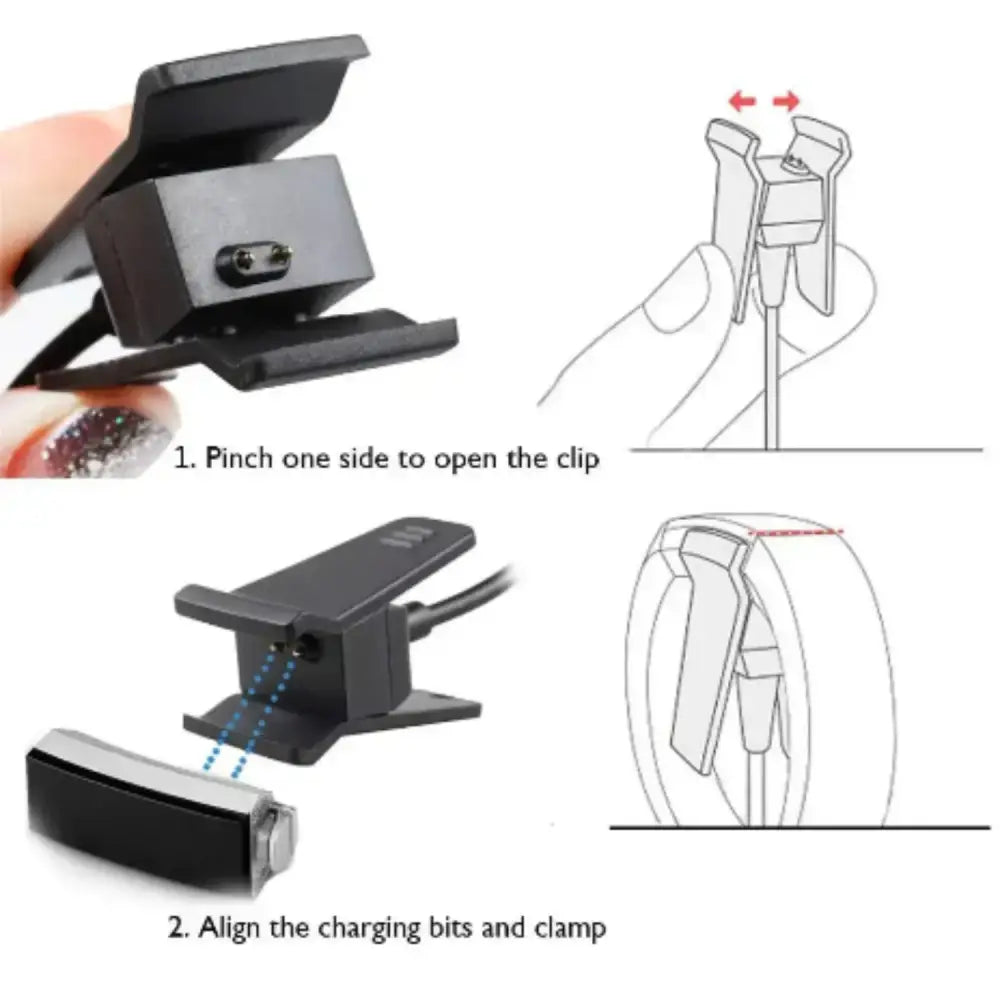 USB Charger Cable for Fitbit Alta/Alta HR Habicare