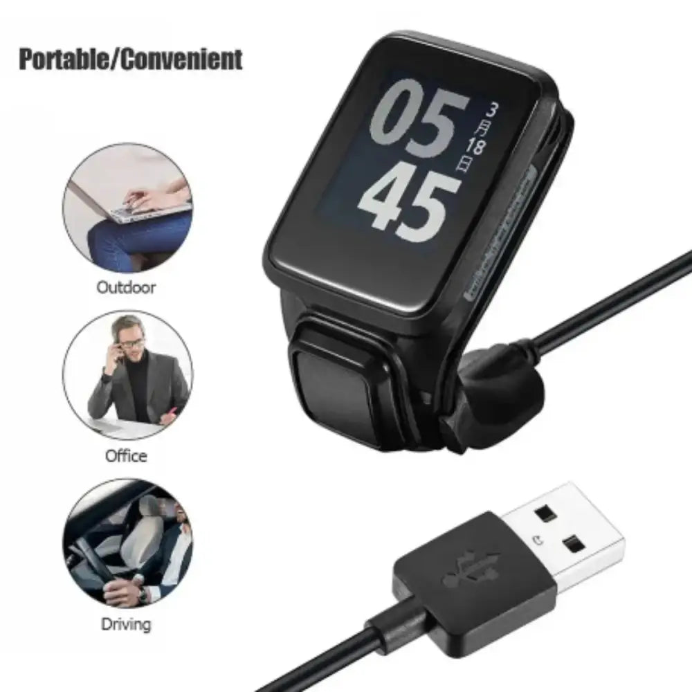 USB Charger Cable for TomTom Spark/Golfer/Runner Habicare