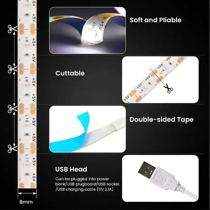 USB LED Strip Light (multiple options available) Habicare