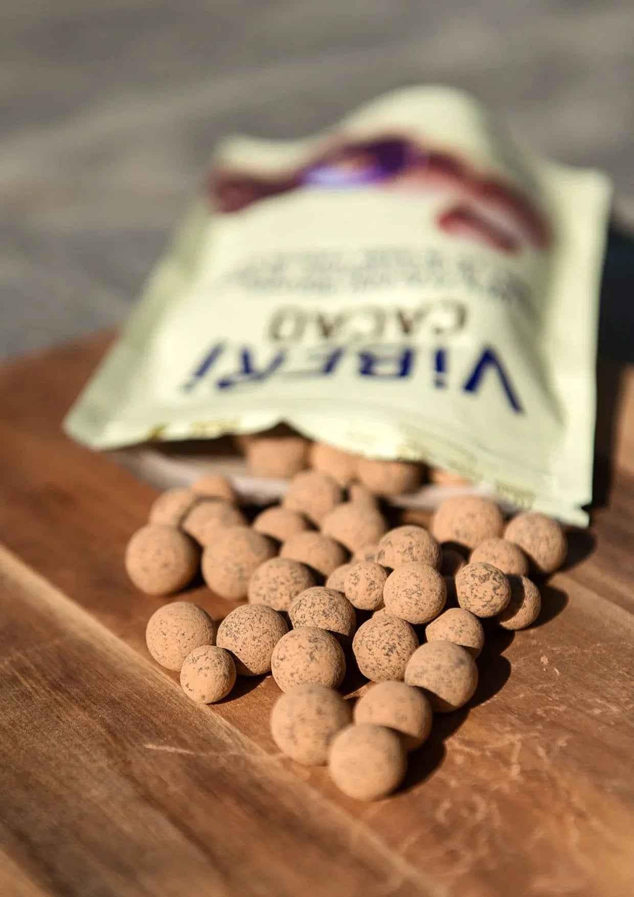 CACAO 70% Organic Dark Chocolate Rolled Blackcurrants 90gm