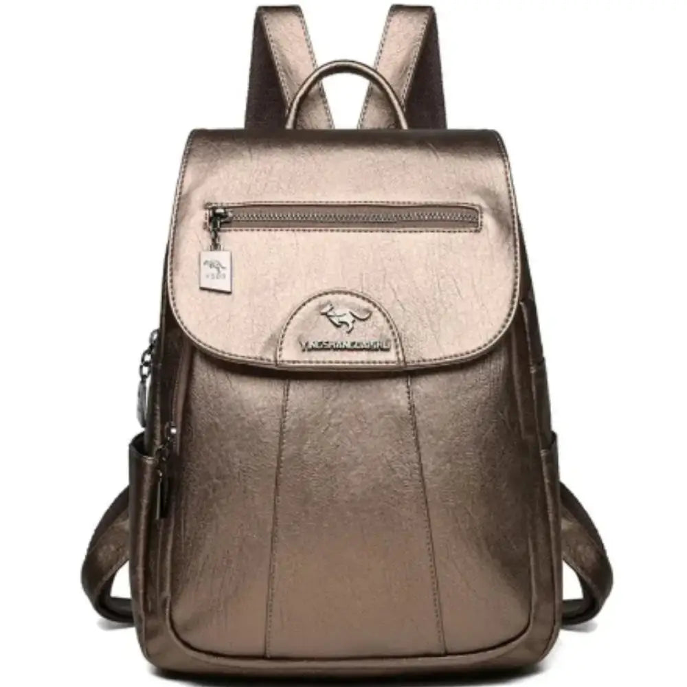 Vintage Soft Leather Backpack for Women Habicare