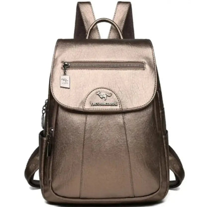 Vintage Soft Leather Backpack for Women Habicare
