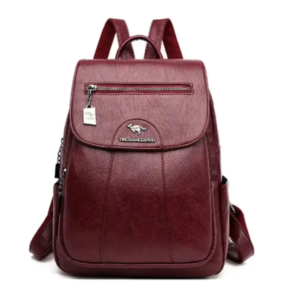 Vintage Soft Leather Backpack for Women Habicare