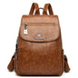 Vintage Soft Leather Backpack for Women Habicare